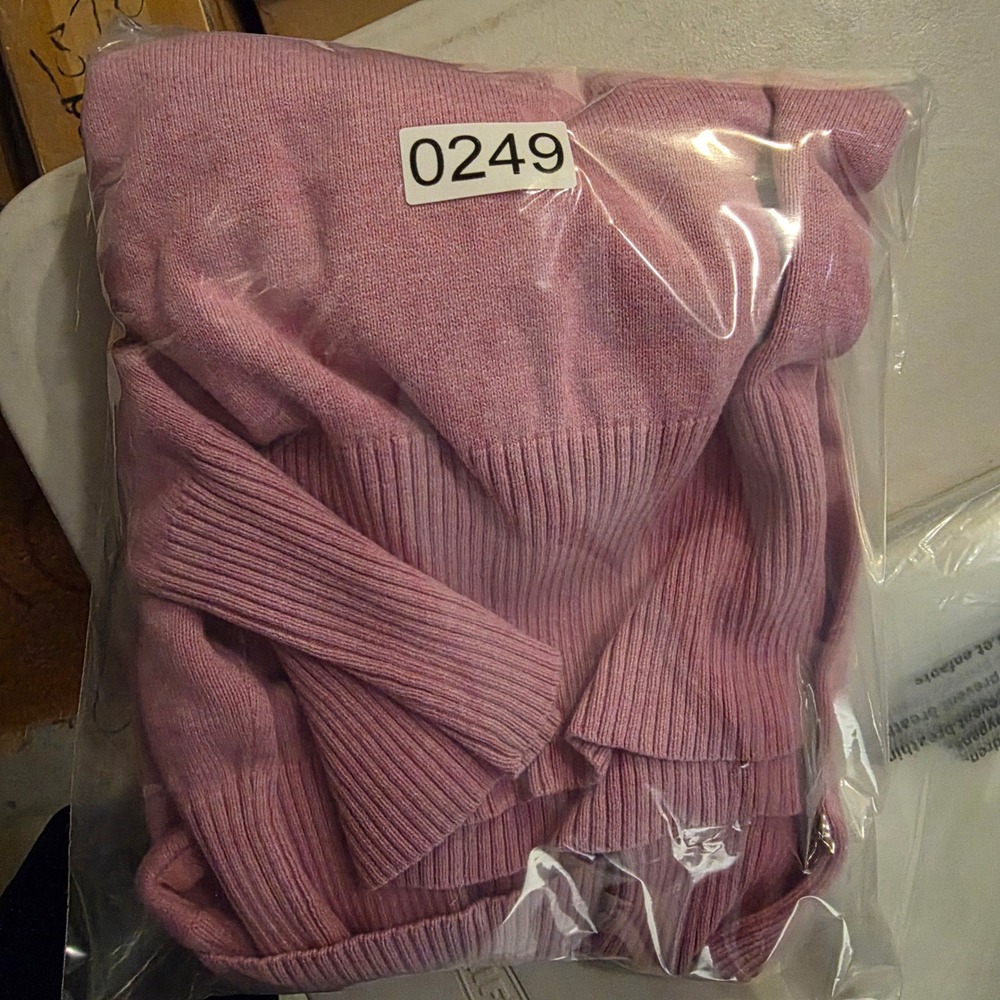 Duck Head Womens Pink Cotton Turtleneck Sweater Size Large Embroidered Logo - Picture 7 of 9